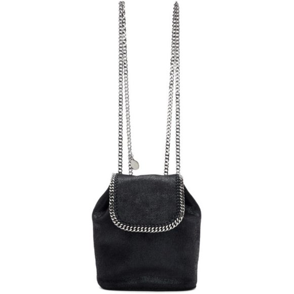 Stella McCartney Black Mini Falabella Backpack - Picture 2 of 6